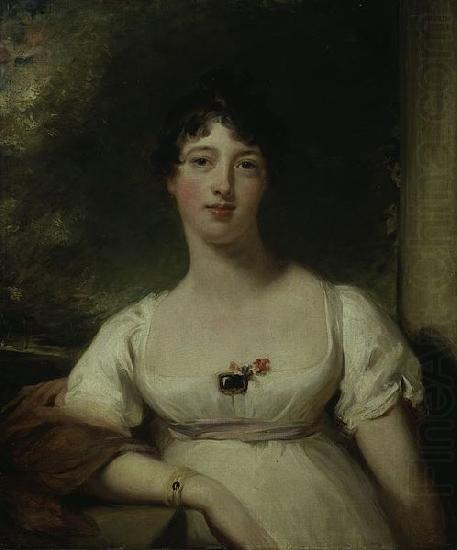 Sir Thomas Lawrence Portrait of Anna Maria Dashwood china oil painting image